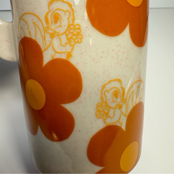 NWT. Flower mug featuring adorable sketches of Bambi's skunk pal Flower - Picture 9 of 11